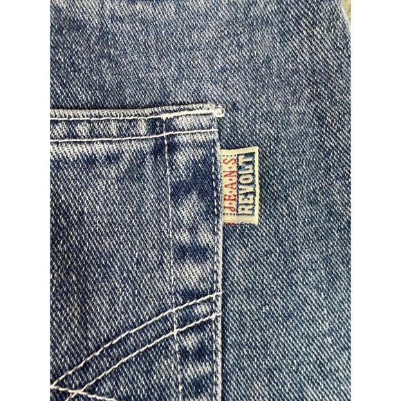 NWT Revolt Blue Denim Jeans Fit & Flare Womens Size 22 100% Cotton Deadstock - Picture 13 of 14